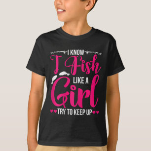 Shirt von Frauen für Mädchen Fisch B Fischerei 1