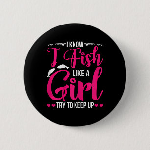 Shirt von Frauen für Mädchen Fisch B Fischerei 1 Button
