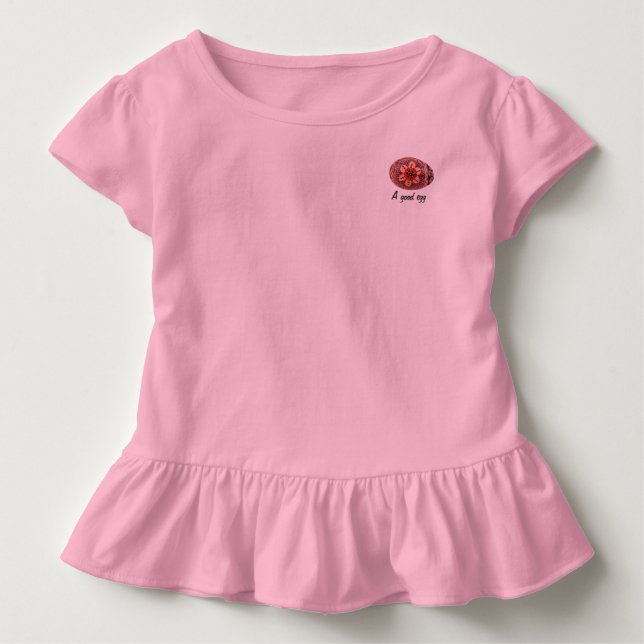 Shirt von handgeschmückten Ostereiern (Vorderseite)