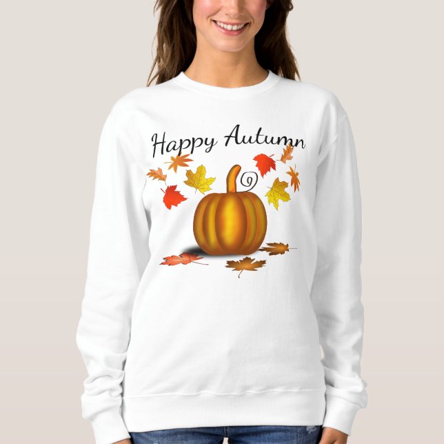 Shirt von Herbstblättern (Vorderseite)