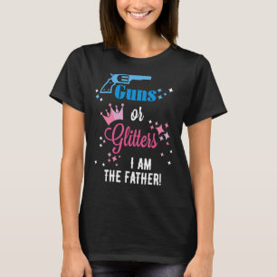 Shirt von Mens Guns oder Glitzer Gender Reveal für
