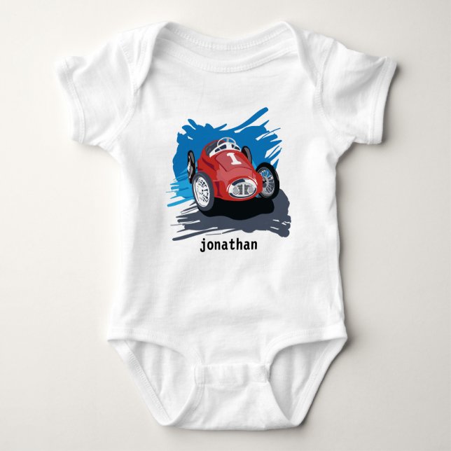 Shirt zum Geburtstag - Race Car Shirt (Vorderseite)