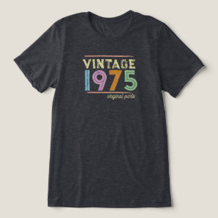 Shirt zum Geburtstag - Vintag mit Originalteilen