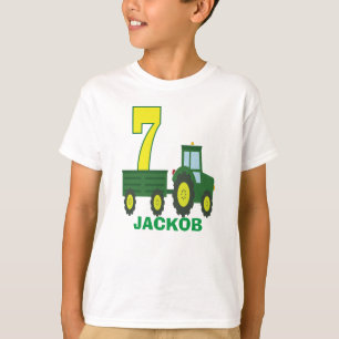 Shirt zum Geburtstag von Traktoren - personalisier
