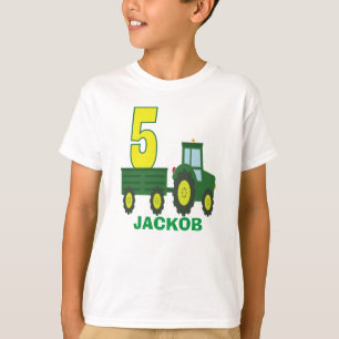 Shirt zum Geburtstag von Traktoren - personalisier