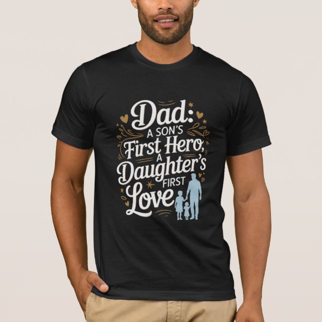 Shirt zum Tagesangebot des Vaters - Sohn, Tochter (Vorderseite)