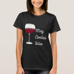 Shirt zum Trinken von Wein