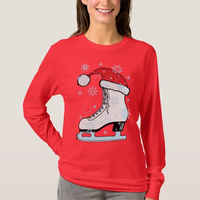 Shirt zum Weihnachtseis-Skate (Vorderseite)