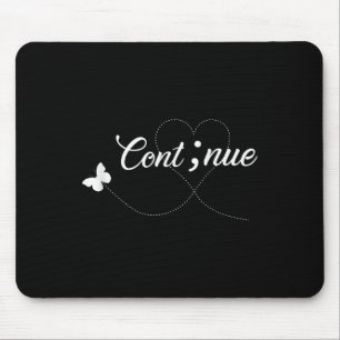 Shirt zur Bewusstseinsbildung bei Selbstmorden Fra Mousepad