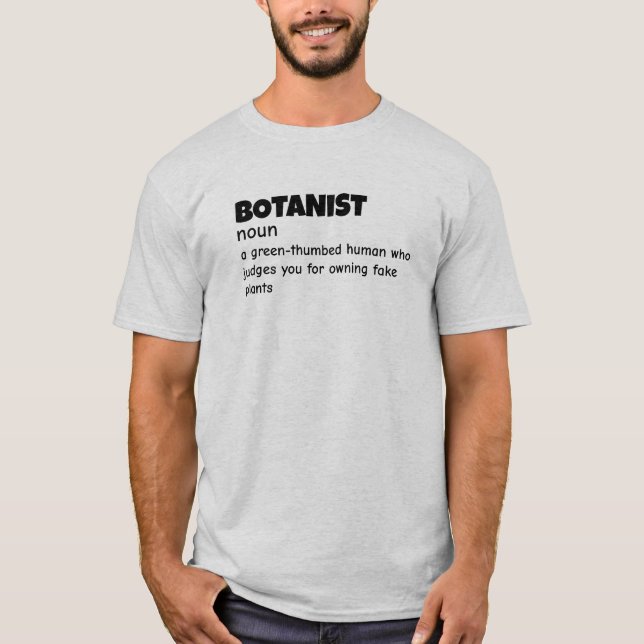 Shirt zur Definition von botanischem Spaß (Vorderseite)