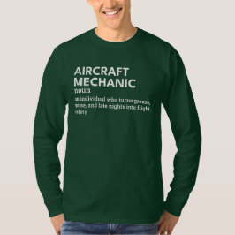 Shirt zur Definition von "Funny Aircraft Mechanica