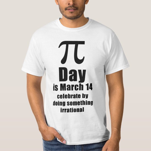 Shirt zur Feier des Pi Day (Vorderseite)
