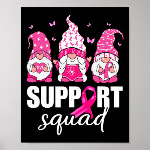 Shirt zur Sensibilisierung für Brustkrebs für weib Poster