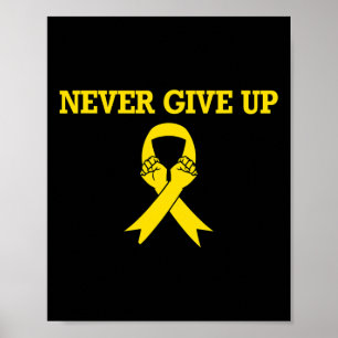 Shirt zur Sensibilisierung für das Thema Krebs im Poster