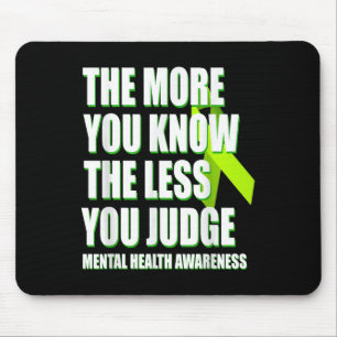 Shirt zur Sensibilisierung für psychische Gesundhe Mousepad