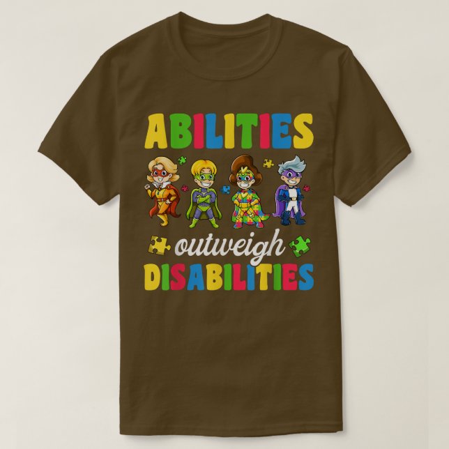 Shirts für Kleinkinder, Autismus, Abilities, Di (Design vorne)