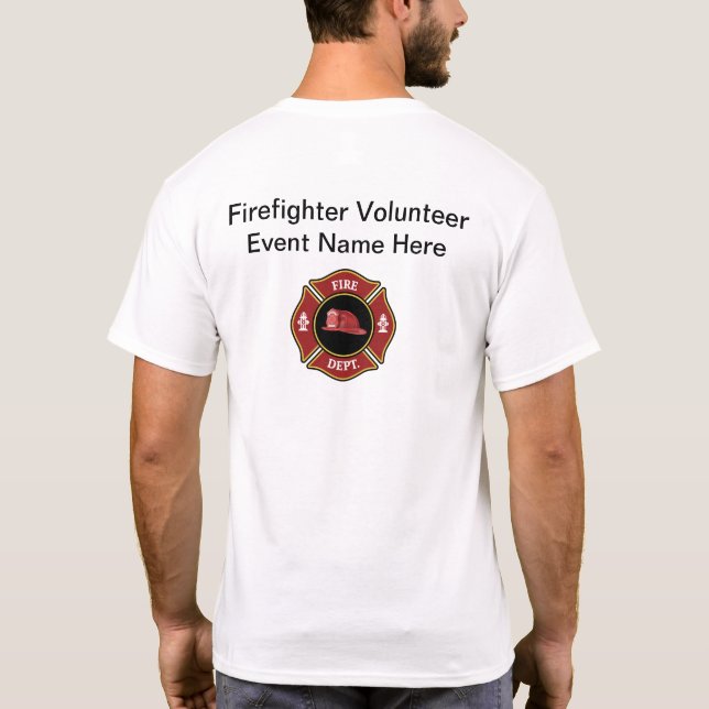 Shirts für Sonderveranstaltungen für Feuerwehrleut (Rückseite)