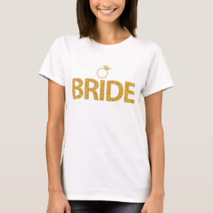 Shirts Gold Sequins Bachelorette Plus Größe