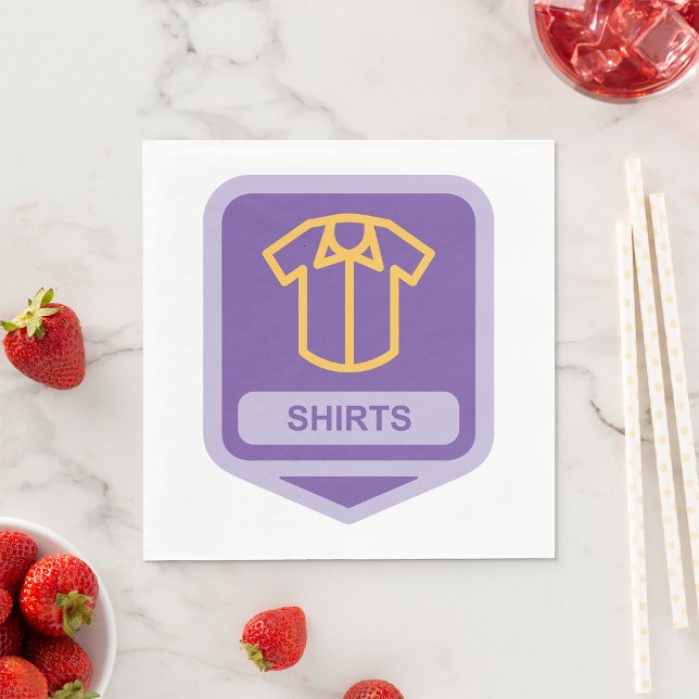 Shirts Icon Paper Napkins Serviette (Von Creator hochgeladen)
