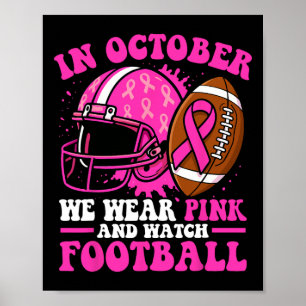 Shirts im Brustkrebs Frauen im Oktober tragen wir  Poster