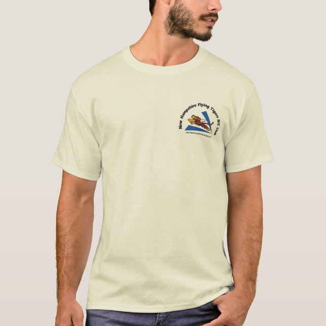 Shirts, Lichtfarbe, mit Logo NH das Flying Tigers T-Shirt (Vorderseite)