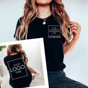 Shirts mit Logo für den Namen des Mitarbeiters