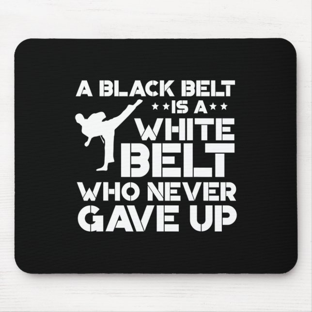 Shirts Taekwondo Karate Mousepad (Vorne)
