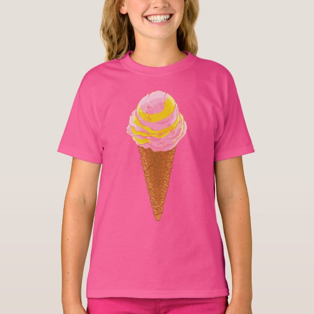 Shirts und Jacken aus Eiscreme (Vorderseite)