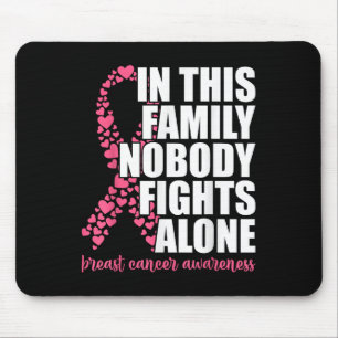Shirts zum Brustkrebs bei familienrosa Brustkrebs Mousepad