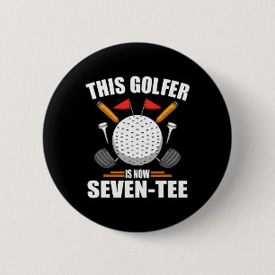 Shirts zum Geburtstag für Männer 70 Jahre alt Golf Button