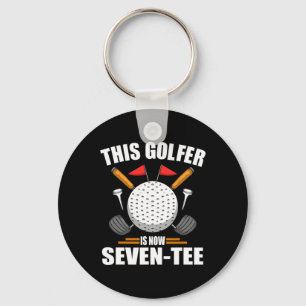Shirts zum Geburtstag für Männer 70 Jahre alt Golf Schlüsselanhänger