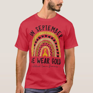 Shirts zur Sensibilisierung für Krebs im Kindesalt