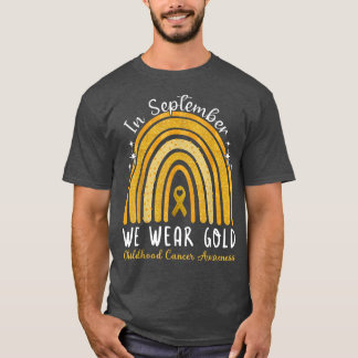 Shirts zur Sensibilisierung für Krebs im Kindesalt