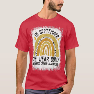 Shirts zur Sensibilisierung für Krebs im Kindesalt