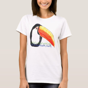 Shirtspitze der Toucan Vogel-Dschungel-exotischen T-Shirt