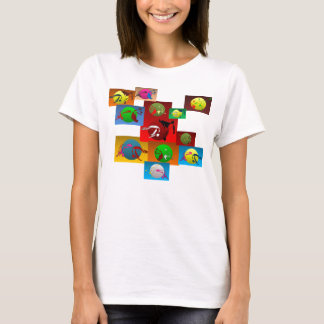 Shirtt-stück Spaghettis capoeira Kriegskünste T-Shirt