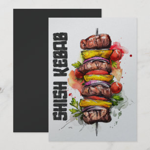 Shish Kebab Arabisch Food ش ي ش ك ا ا ب ب ك ل ع ر Einladung