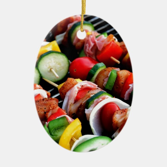 Shish Kebab Keramikornament (Vorne)