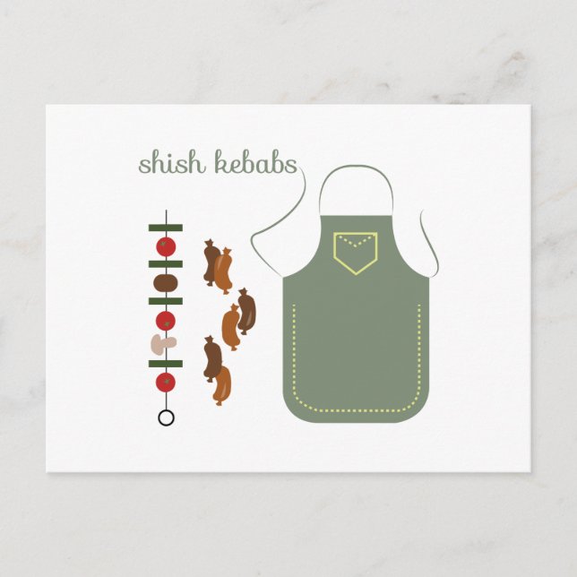 Shish Kebabs Postkarte (Vorderseite)