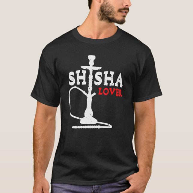 Shisha Hookah Steam Smoke T-Shirt (Vorderseite)