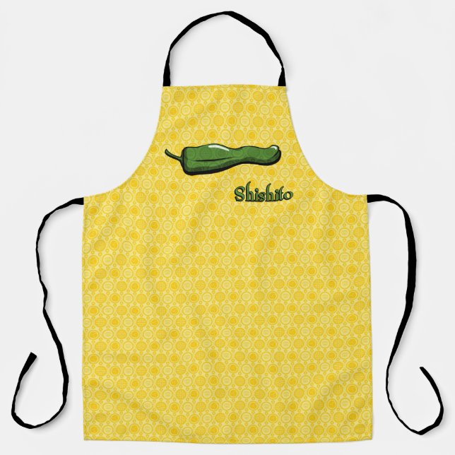 Shishito Chili Pepper All-over Print-Schürze Schürze (Vorderseite)
