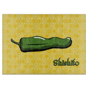 Shishito Chili Pepper Cutting Board Schneidebrett