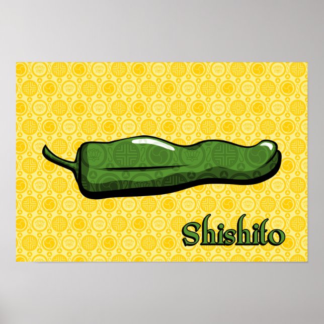 Shishito Chili Pepper Poster (Vorne)