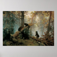 Shishkin, Ivan - Morning in einem Kiefernwald