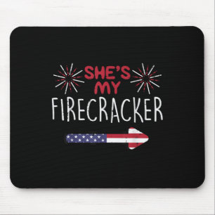 Shit meine Firecracker 4. Juli Matching Paare H Mousepad