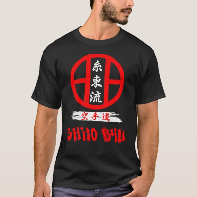 Shito Ryu Karate Do Emblem Art - Budo T - Shirt (Vorderseite)