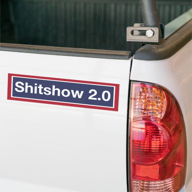'Shitshow 2.0' Autoaufkleber (Auf Lkw)