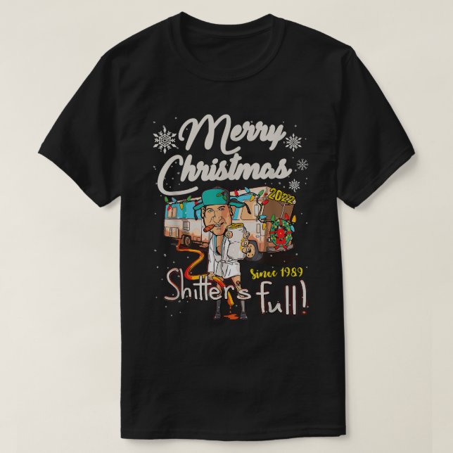 Shitters Full Funny Camper RV Camping  T-Shirt (Design vorne)