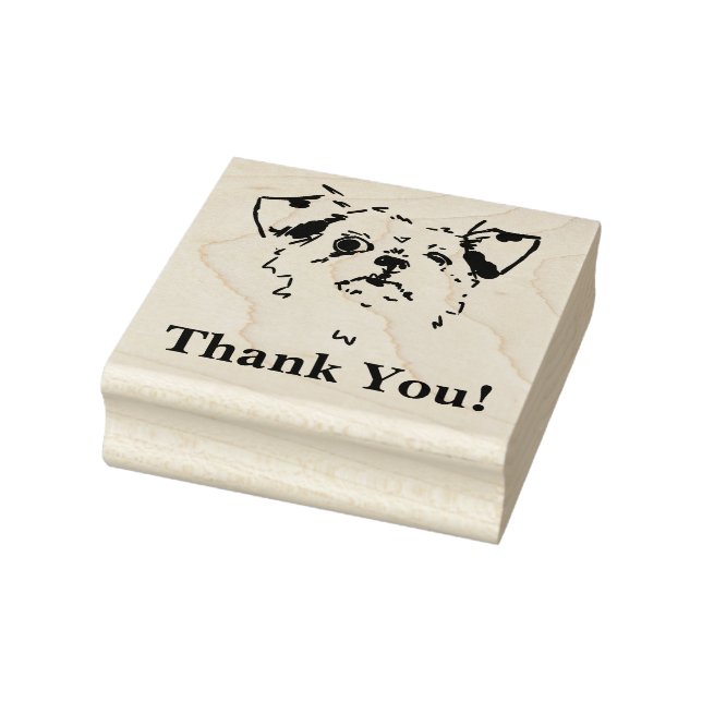 Shitzu thank you! gummistempel (Stempel)