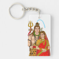 Shiv Parvati Schlüsselanhänger